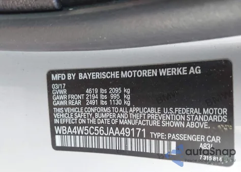 2019 BMW 430I Gran Coupe xDrive z USA, uszkodzony, nr VIN WBA4J3C52KBL06211